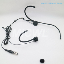 Headset Headworn Microphone For Shure Foldable Earset Mic Wireless BeltPack Transmitter TA4F mini XLR 4Pin MiCWL E6i Black Beige 2024 - buy cheap