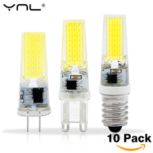 10PCS Lampada LED G4 Lamp AC DC 12V 220V COB E14 Bombillas LED G9 Light Bulb Lighting replace Halogen Spotlight Chandelier 2024 - buy cheap