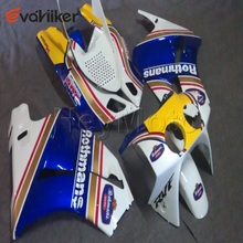 Casco de carenado para motocicleta VFR400R NC30, 1989, 1990, 1991, 1992, azul, amarillo, ABS, H2 2024 - compra barato