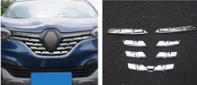 For Renault Kadjar 2015 2016 2017 2018 Car Front Grill Grid Cover Chrome Trim Chromium External Auto Decoration in Car styling 2024 - buy cheap