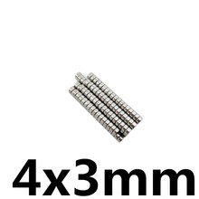 100pcs Dia 4mm x 3mm N35 Super Powerful Strong Rare Earth NdFeB Magnet Bulk Small Round NdFeB Neodymium Disc Magnets 4*3  4x3 2024 - buy cheap