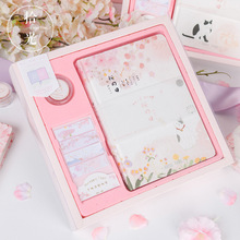Coloring Page Hardcover Book Gift Box Sakura Notebook Series Creative Freshness Girl Pocket Bulleti Journal Birthday Gift 2024 - buy cheap