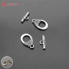 (19650)20Sets Circle:15x11MM Antique Style Zinc Alloy O Toggle Clasps Bracelets Clasps Diy Jewelry Findings Accessories 2024 - buy cheap