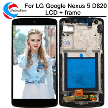 Digitalizador de pantalla táctil LCD con Marco, piezas de repuesto para LG Google Nexus 5 D820 D821, 4,95" 2024 - compra barato
