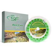 SF Spring Green Fly Fishing Line Weight Forward Floating 1 2 3 4  5 6 7 8 9wt with Two Loops 2024 - buy cheap