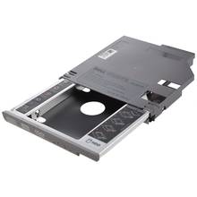 SATA 2nd жесткий диск HDD Защитный Контейнер для устройств считывания и записи информации адаптер для Dell Latitude D600 D610 D620 D630 серебро 2024 - купить недорого
