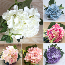 Artificial Hydrangea Flower Silk Cloth Plastic Peony Bouquet Wedding Supplies DIY Home Decoration For Birthday Party Festival 2024 - buy cheap