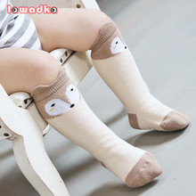 Design 3 Colors  Cotton Knee Baby Socks Winter Fall  Cute Boys Girls Socks 2024 - buy cheap