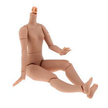 Corpo feminino modelo de menina realista para blythe bonecas menina brinquedo presente (pele preta) peças do corpo conjunto acessório 2024 - compre barato