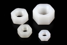20-50Pcs DIN934 M2 M2.5 M3 M4 M5 M6 M8 M10 M12 PA66 Nylon Hex Nut Hexagon Plastic Hex Nuts 2024 - buy cheap