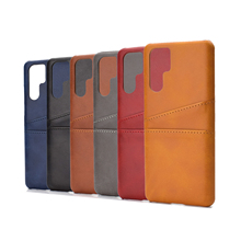 Funda de cuero de lujo para Huawei P30 Pro, carcasa protectora trasera con bolsillo para tarjeta, p30 lite, p30pro, p30 2024 - compra barato