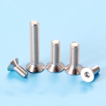 Allen screws M3 Countersunk head hex socket flat head bolts 304 stainless steel M/S HEX HD BOLT 2024 - buy cheap