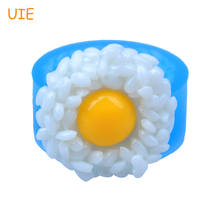 FYL380U 24.9mm Egg Silicone Mold - for Food Grade, Cake Decoration, Sugarcraft, Chocolate, Cookie Biscuit, Fondant, Resin Mold 2024 - buy cheap