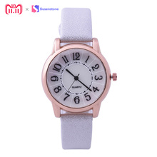 2018 Hot Sale Women Watches Reloj Mujer Fashion Casual Leather Band Analog Quartz Round WristWatch Clock Saat Relogio Feminino 2024 - buy cheap