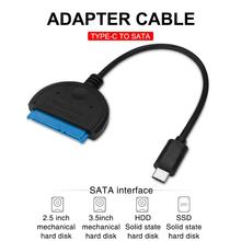 Type C to SATA Adapter Cable External Hard Drive Connector Cable for 2.5inch 3.5inch SATA SSD HDD to USB 2024 - buy cheap