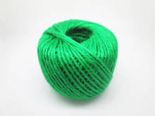 1.5mm X 60M/Roll Green Color Burlap Rope Jute Twine Cord String Hemp Rope Wedding Gift Wrapping Cords Paper Crafts 2024 - buy cheap