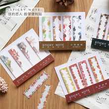 Morandi-Bloc de notas adhesivas Serie N Times, suministros escolares, decoración, papelería japonesa 2024 - compra barato