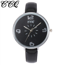 Reloj Mujer 2019 Fashion Women Watches CCQ Fashion Casual Quartz Leather Band New Strap Watch Analog Wristwatch Business Relogio 2024 - buy cheap