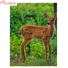 5D Diamond Painting Cross Stitch Full Square/round DIY Diamond Embroidery crystal deer Picture Of Rhinestones Mosaic  home decor 2024 - buy cheap