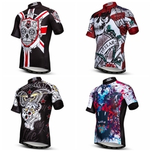 Cycling Jersey Pro Team Cycling Clothing Summer Downhill MTB Bike Jersey Breathable Bicycle Wear Clothes Ciclismo Skull 2024 - buy cheap