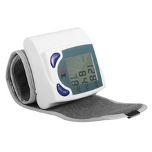 new 2018 Health Care Automatic Digital LCD Wrist Blood Pressure Monitor for Measuring Heart Beat And Pulse Rate DIA SYS 2024 - buy cheap