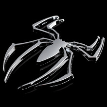 3D Metal Spider Car Accessories Sticker For Mitsubishi Asx Lancer 10 9 Outlander 2013 Pajero Sport L200 Expo Eclipse Carisma 2024 - buy cheap