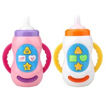 Baby Toys Kids Sound Milk Bottle Toys Safe Music Light Milk Bottle Musical Learning Educational Toys For Children Feeding Tool 2024 - buy cheap