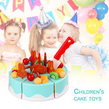Children Kids Kitchen Toys Pretend DIY Cutting Birthday Cake Pretend Play Food Toys Children Educational Toys Girls Gift for Kid 2024 - buy cheap