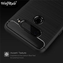 Capa para lg v40 wolfrula à prova de choque macio tpu escovado capa traseira para lg v40 capa para lgv40 v 40 2024 - compre barato