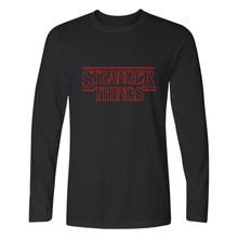 Stranger Things letter printed fashion sport t-shirts tee shirts casual women men t shirts long sleeve t-shirt sweatshirt tops 2024 - buy cheap