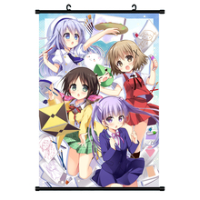 Japanese Anime New Game! Ko Yagami & Yun Iijima & Hajime Shinoda Rin Toyama Aoba Suzukaze Home Decor Wall Scroll Poster Pictures 2024 - buy cheap