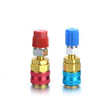 2Pcs Colorful R134A Auto AC Quick Connector Pneumatic Tube Fittings For High pressure & Low pressure R134A Fast Fittings New 2024 - buy cheap