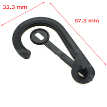 Gloves Hook Plastic Black Buckles Snap Hook With O-Ring Used For Shower Curtains 2024 - buy cheap