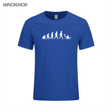 Evolution Waterpolo Ball Player T Shirt Men Summer Fashion Short Sleeve O-neck T-shirt Cotton Funny Cool Male Tops Tee 2024 - buy cheap