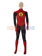 Custom factory Red Lantern Design Superhero Costume spandex red lantern costume zentai suit 2024 - buy cheap