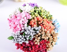 Wholesale--144 bunches=1440pcs Mini MIXED  Berry W/LEAF PICK CHRISTMAS CRAFTS,FAVOR BOX DECORATION 2024 - buy cheap