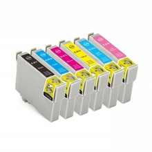 UP 6PCS Compatible ink cartridge for  Stylus Photo R390 RX590 RX690 R290 RX610 TX800FW TX700W T50 TX650 TX810FW TX710W printer 2024 - buy cheap