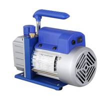 AC110V или 220 В 50 Гц 60 Гц поворотный вакуумный насос одноступенчатый 3CFM 1/4HP роторный глубокий небольшой вакуумный насос HVAC инструмент AC R410a R134 2024 - купить недорого