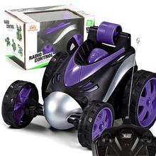 Controle remoto sem fio dublê dança carro menino do miúdo brinquedos 360 rolo caindo roda rotativa veículo brinquedo 2024 - compre barato