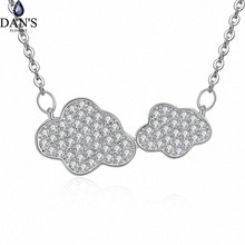 Colgante Dan's Element Real de Zirconia AAA con Micro incrustaciones de nube de moda collar S925 para mujer regalo de San Valentín 133490 2024 - compra barato