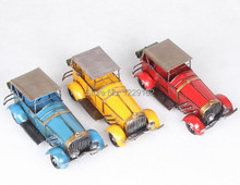 Modelo de coche retro Anique hecho a mano, artesanía metálica de hierro Vintage, decoración para el hogar/Pub, regalo de negocios, envío gratis 2024 - compra barato