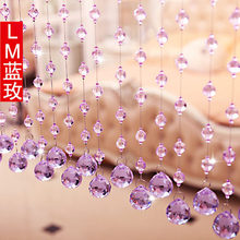 8 Meter Crystal glass Strip Glass Crystal Beads Curtain Window Door Crystal Curtain Living Room Passage Wedding Free shipping 2024 - buy cheap