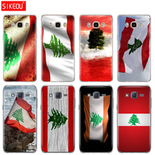 Cubierta de silicona del teléfono funda para Samsung Galaxy J1 J2 J3 J5 J7 2016 MINI 2015 el Líbano bandera 2024 - compra barato
