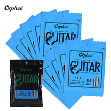 Orphee-recambio de cuerda única RX-1 para guitarra eléctrica, 1ª e-string (.009), aleación de níquel, tensión superligera, 10 paquetes 2024 - compra barato