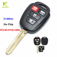 KEYECU Replacement New Remote Head Key Fob 3+1 Button 314MHz + No Chip for Toyota Camary Corolla 2013-2015 FCC ID: HYQ12BEL 2024 - buy cheap