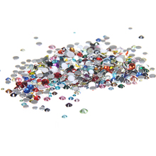 Resin Rhinestones 5000pcs Assorted Colors Mixed Sizes 2mm 2.5mm 3mm 4mm 5mm 6mm 7mm Glue On Strass Diamonds Trims DIY Nails Art 2024 - buy cheap