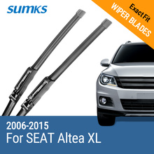 SUMKS Wiper Blades for SEAT Altea XL 26"&26" Fit Claw Arms 2006 2007 2008 2009 2010 2011 2012 2013 2014 2015 2024 - buy cheap