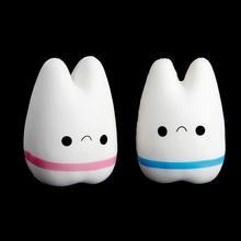 Cute Tooth Jumbo Squishy Slow Rising Squeeze Stress Hand Soft Toy Phone Pendant A2UB 2024 - buy cheap