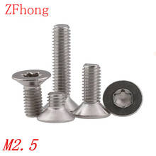 100PCS M2.5*4/5/6/8/10/12 A2 Stainless Steel Torx Countersunk head screw screws 2024 - buy cheap