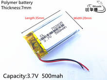 Liter energy battery 3.7V 500mAh 702035 Lithium Polymer Rechargeable Battery Accumulator Li ion lipo cell 2024 - buy cheap